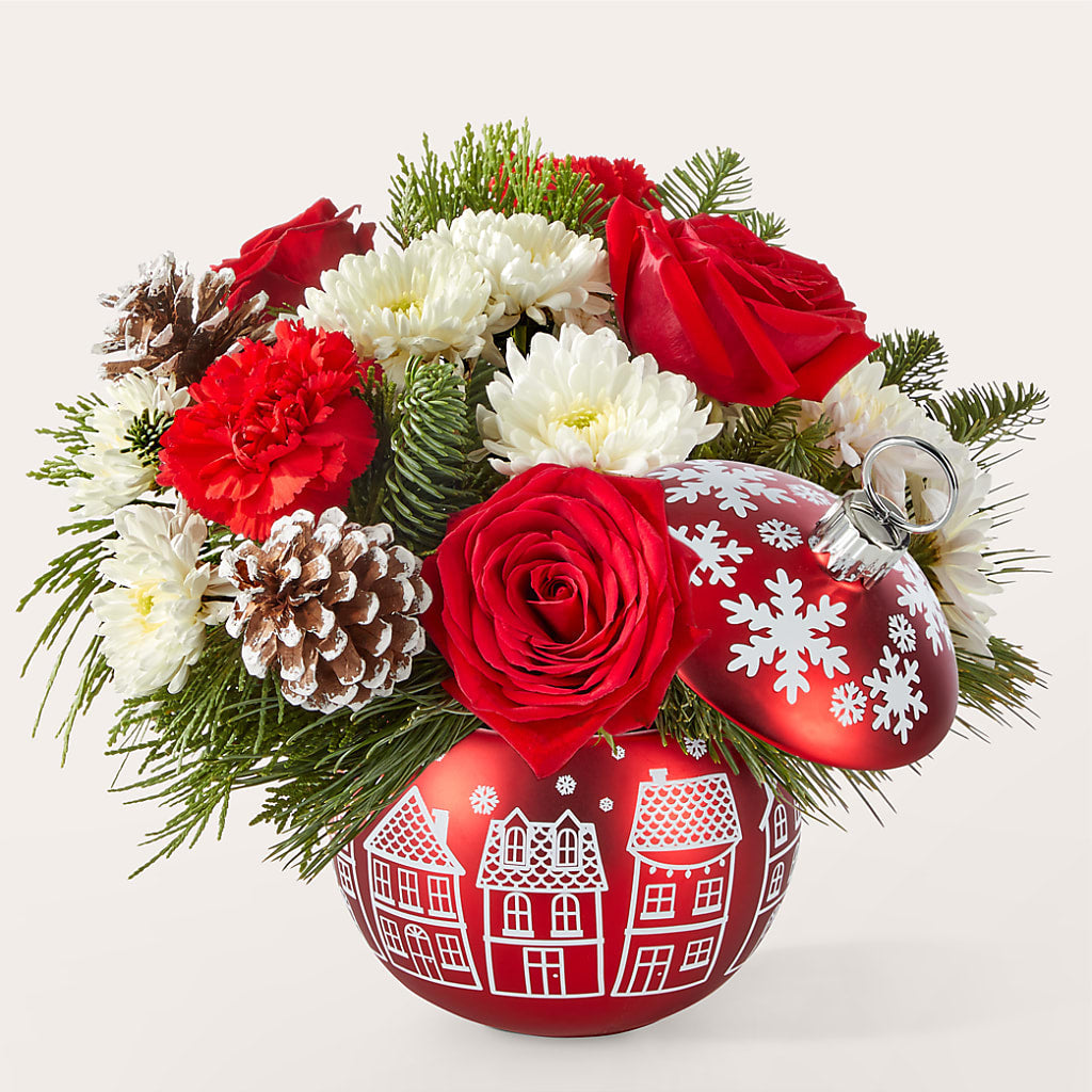 Christmas Village Ornament – Greenbrook Flowers Inc, Jackson MS