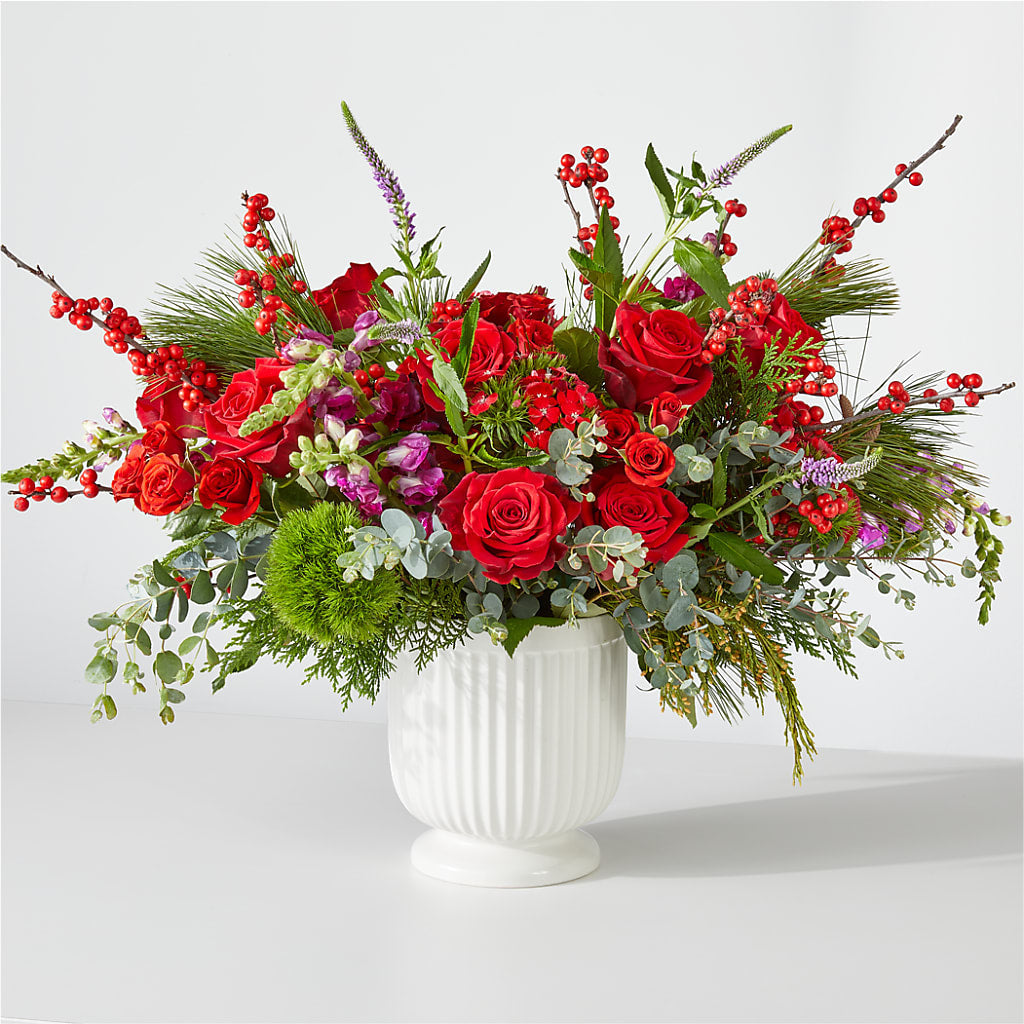 Big Red Bow Bouquet – Greenbrook Flowers Inc, Jackson MS