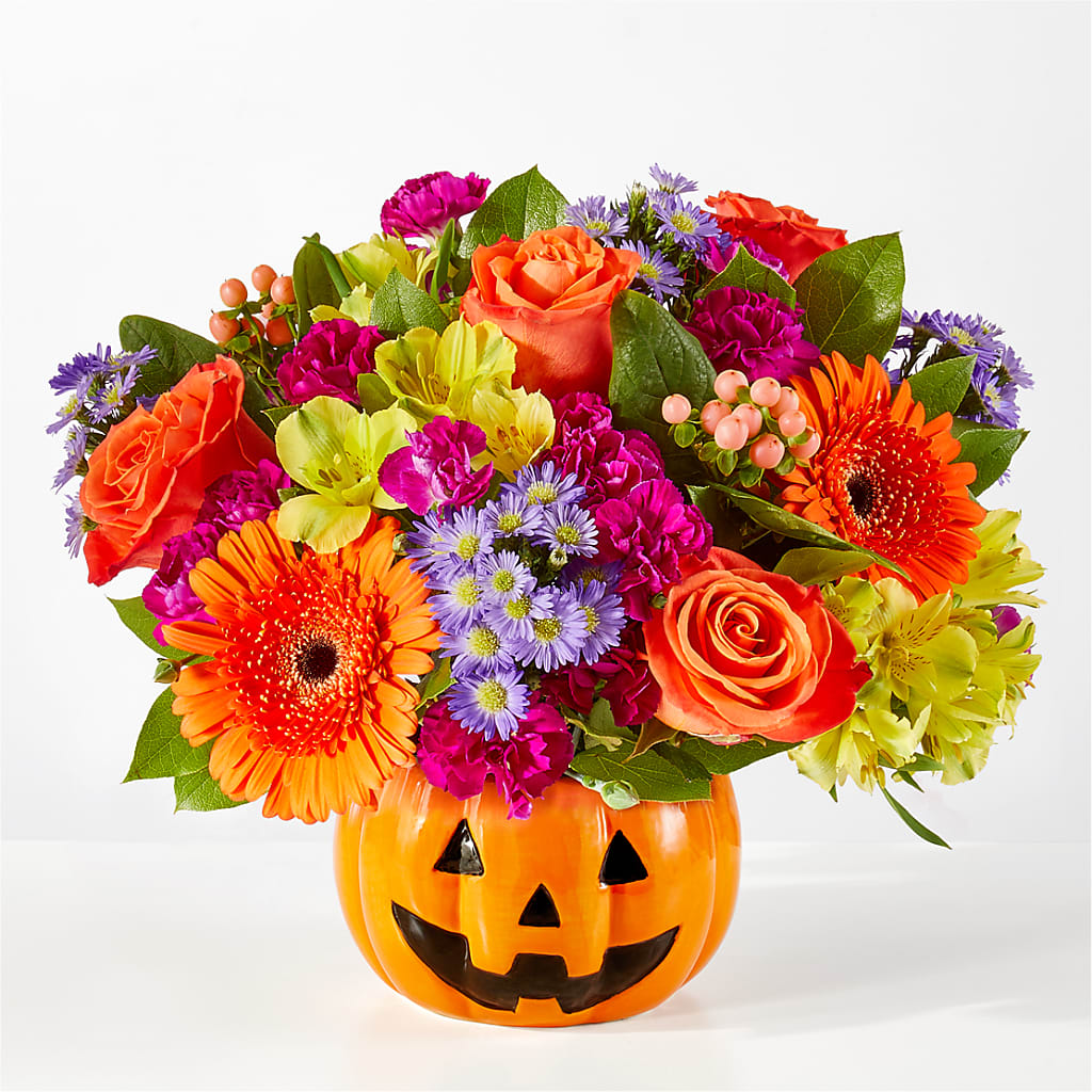 Tricks & Treats Pumpkin – Greenbrook Flowers Inc, Jackson MS