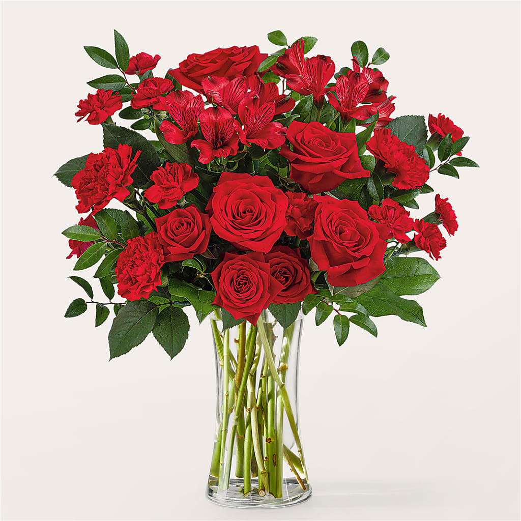 Brilliant Ruby Bouquet – Greenbrook Flowers Inc, Jackson MS