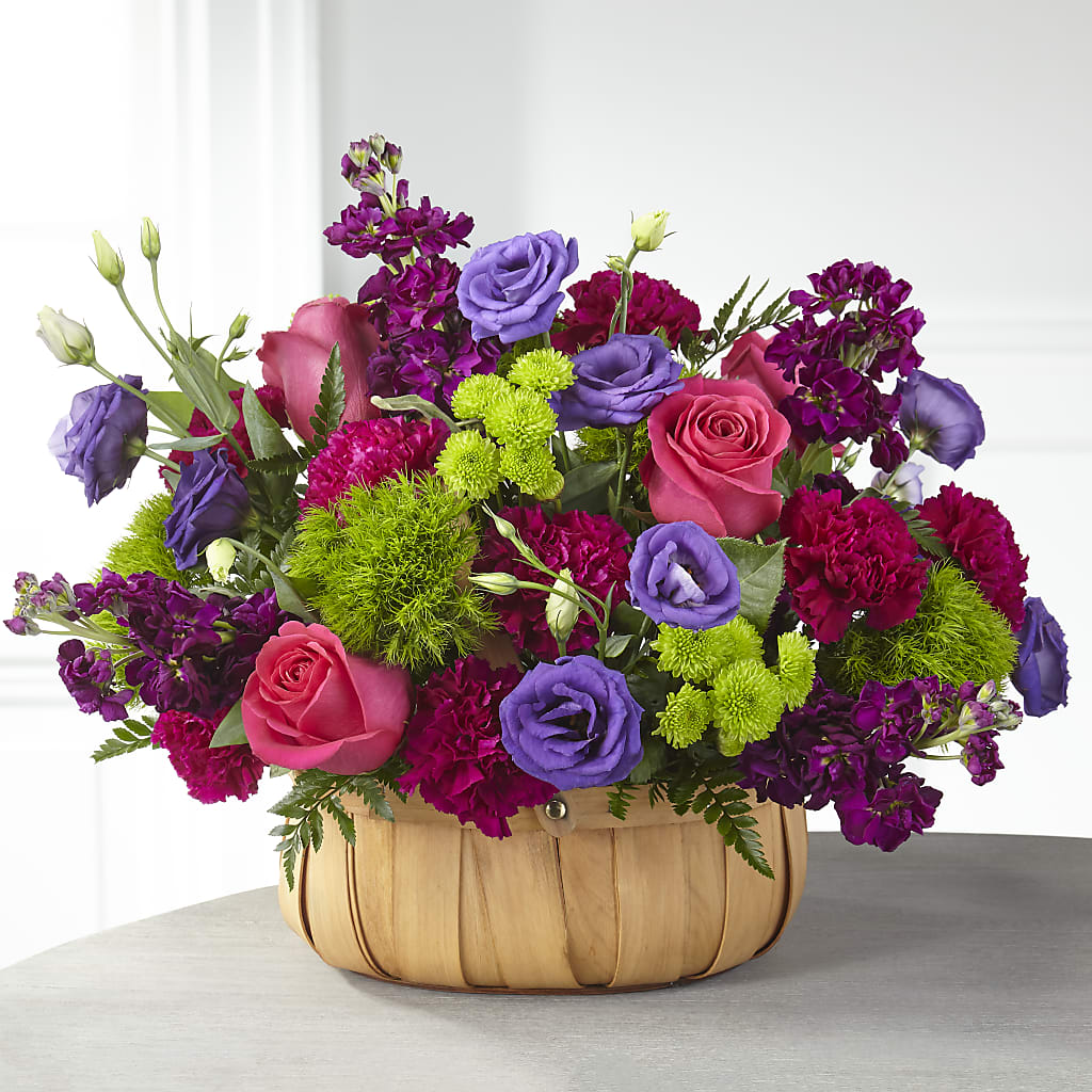 Serene Sanctuary Basket – Greenbrook Flowers Inc, Jackson MS