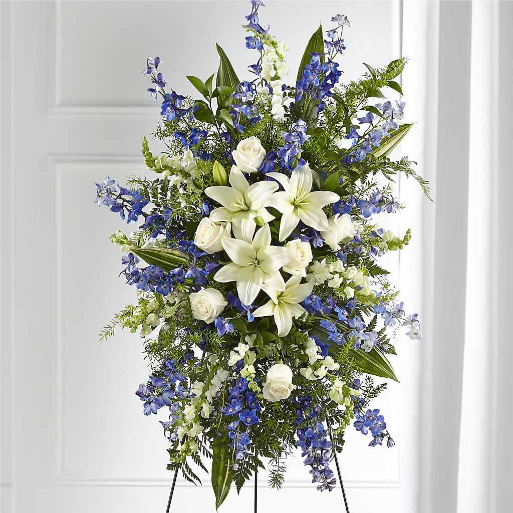 Faithful Friend Standing Spray – Greenbrook Flowers Inc, Jackson MS