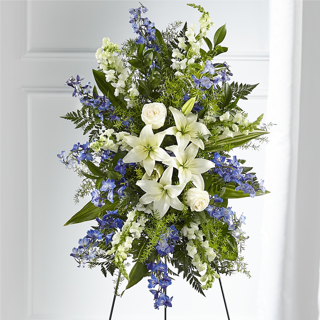Faithful Friend Standing Spray – Greenbrook Flowers Inc, Jackson MS