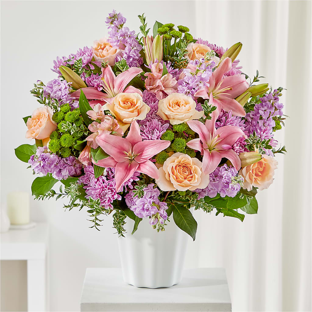 Supportive Embrace Tabletop Basket – Greenbrook Flowers Inc, Jackson MS