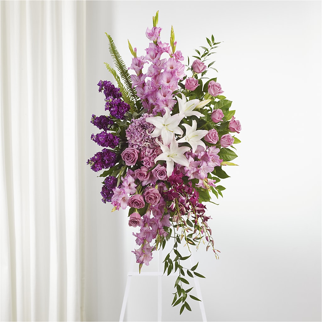 Never Alone Standing Spray – Greenbrook Flowers Inc, Jackson MS