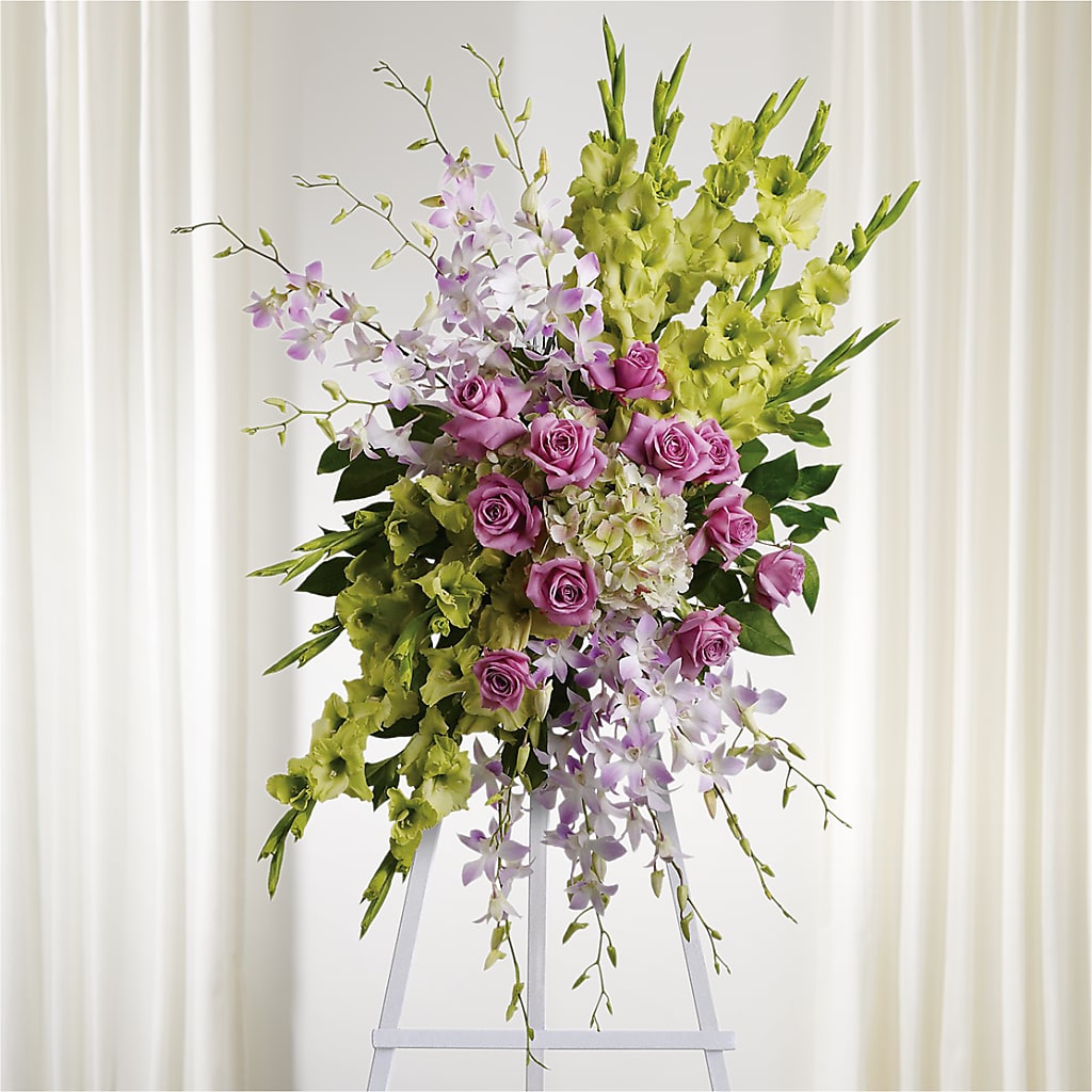 Lasting Legacy Standing Spray – Greenbrook Flowers Inc, Jackson MS