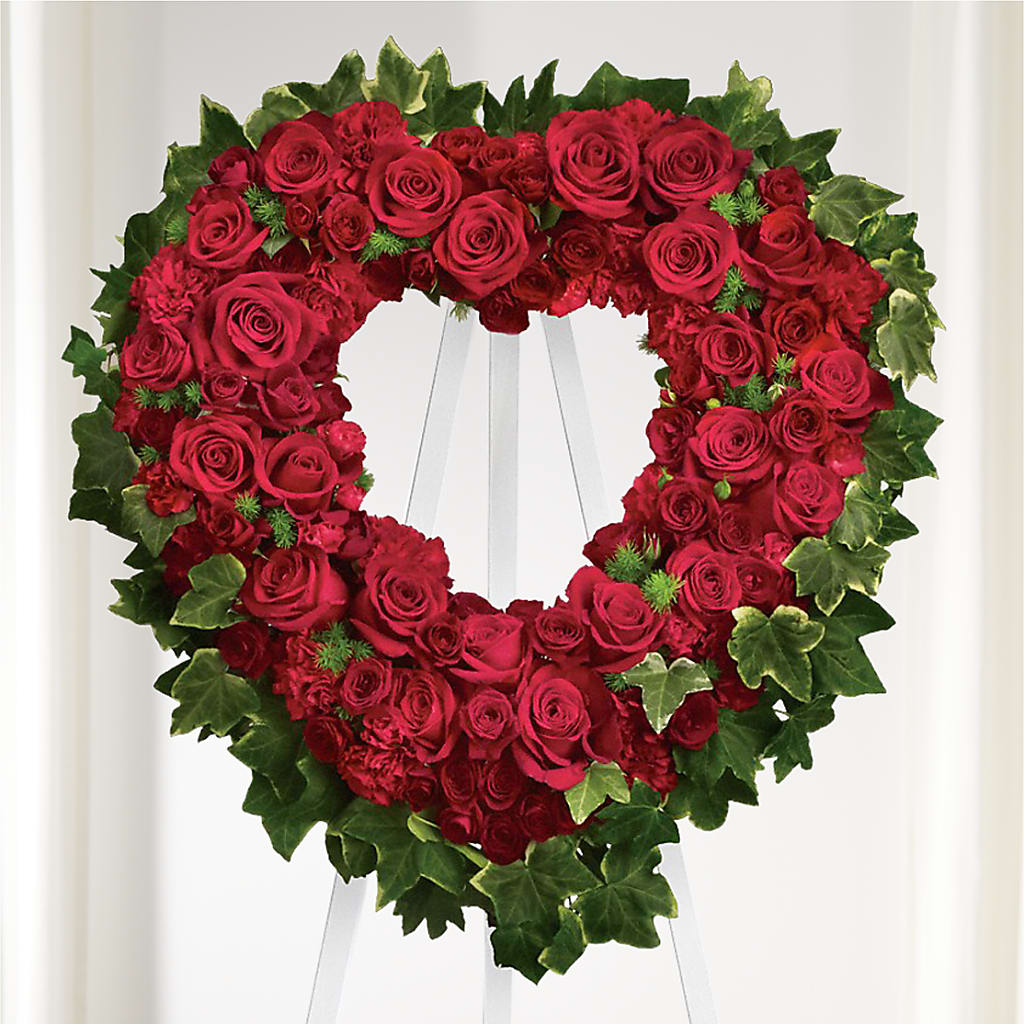 Wholehearted Standing Spray – Greenbrook Flowers Inc, Jackson MS