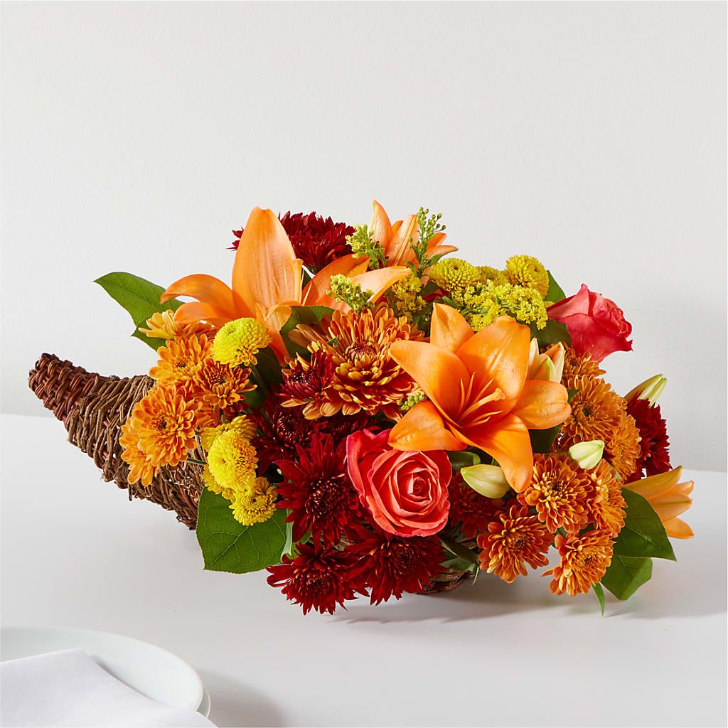 Bouquet of Blessings Cornucopia – Greenbrook Flowers Inc, Jackson MS