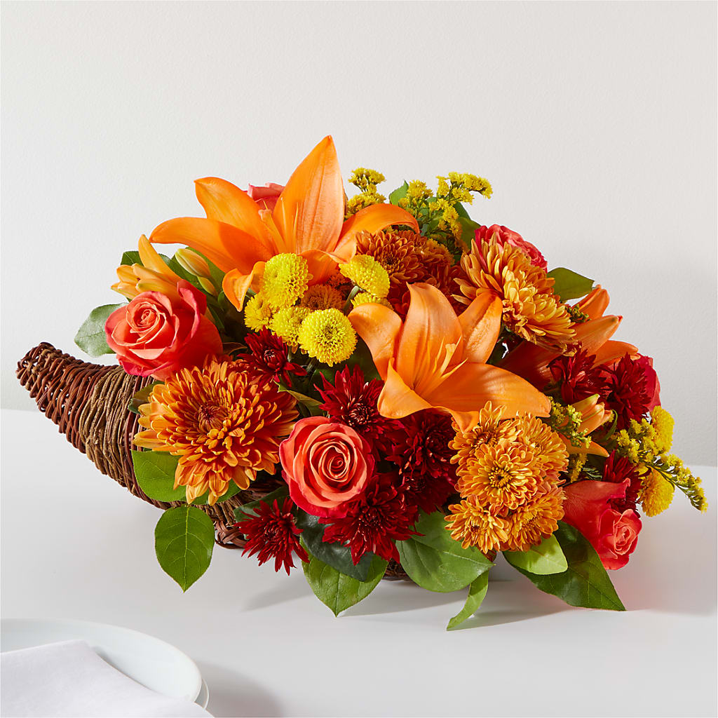 Bouquet of Blessings Cornucopia – Greenbrook Flowers Inc, Jackson MS