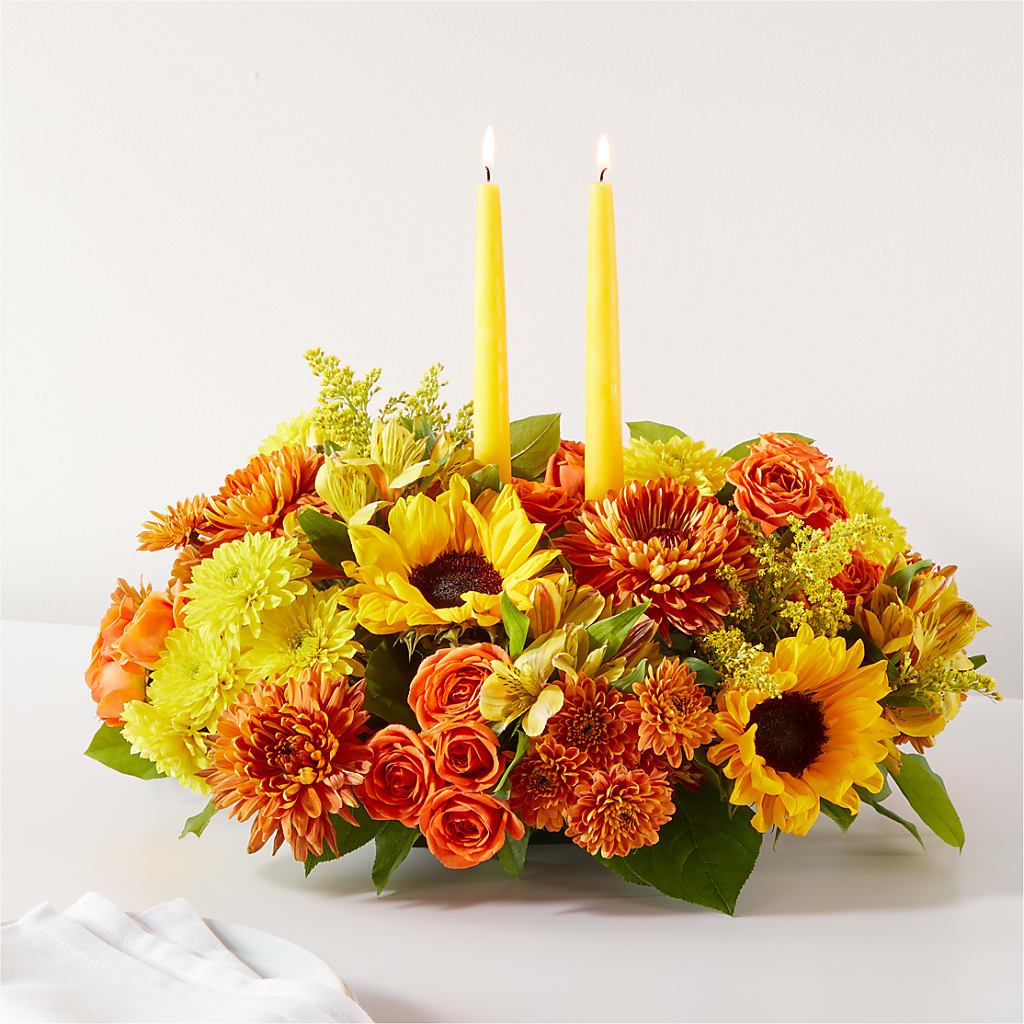 Autumn Harmony Centerpiece – Greenbrook Flowers Inc, Jackson MS