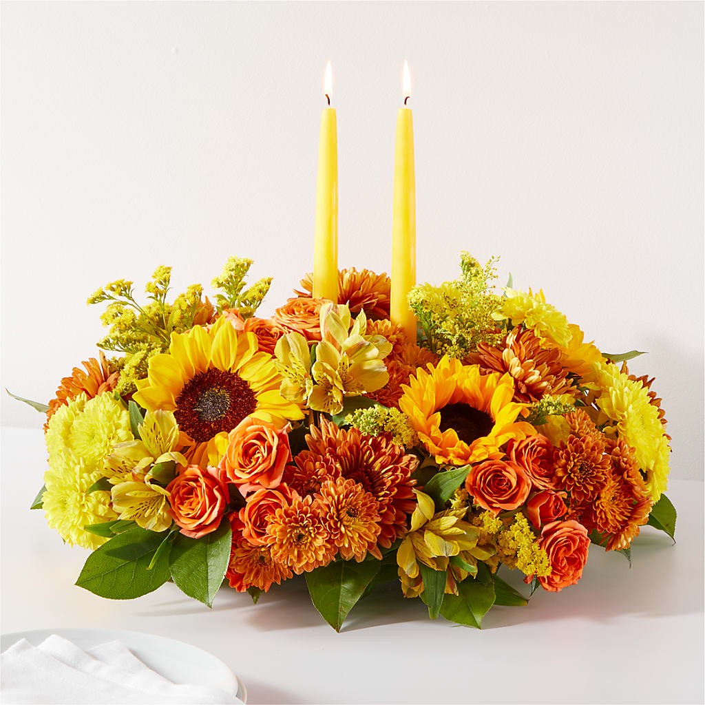 Autumn Harmony Centerpiece – Greenbrook Flowers Inc, Jackson MS