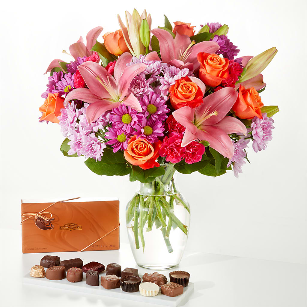 One and Only Bouquet and Chocolate Bundle – Greenbrook Flowers Inc, Jackson MS