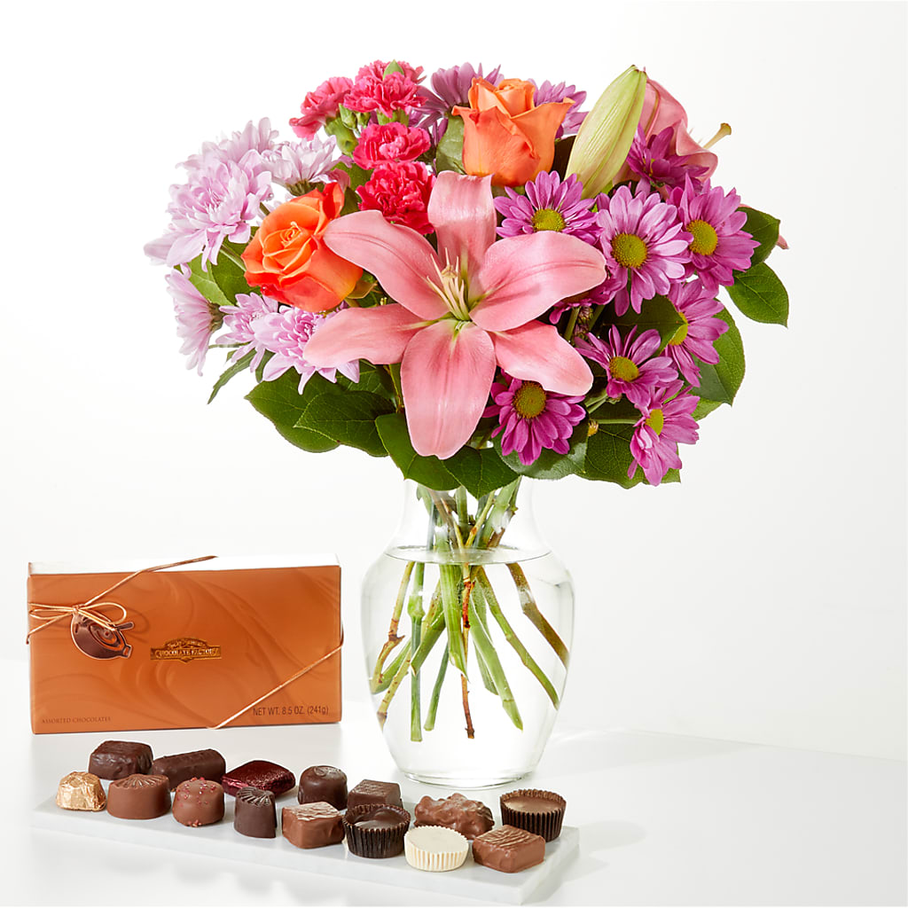 One and Only Bouquet and Chocolate Bundle – Greenbrook Flowers Inc, Jackson MS