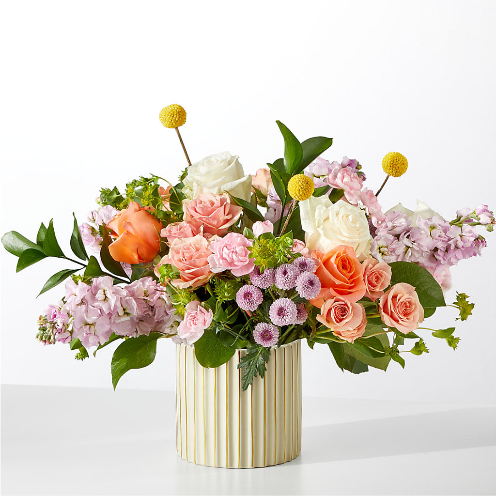 French Market Bouquet with Ivory Vase – Greenbrook Flowers Inc, Jackson MS