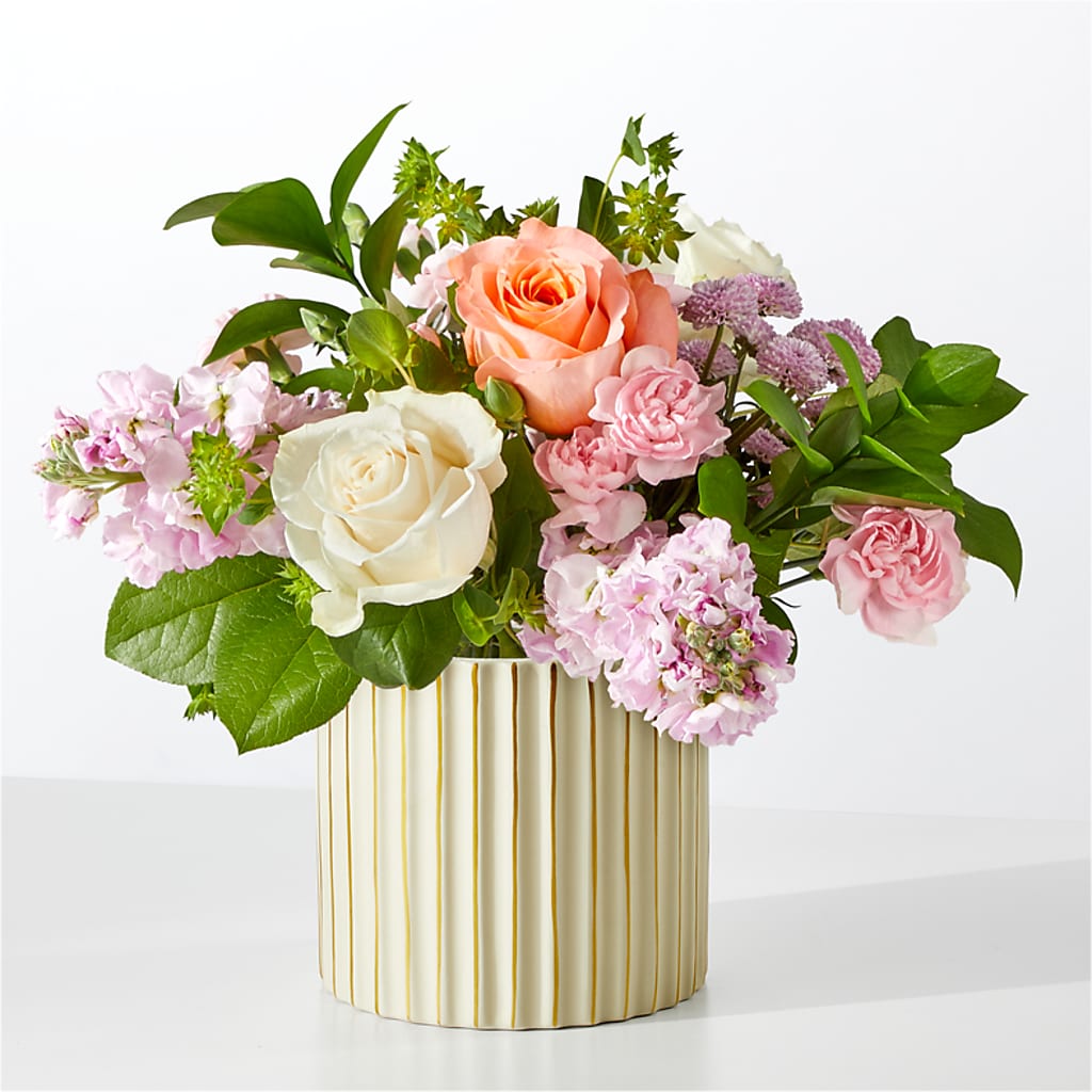 French Market Bouquet with Ivory Vase – Greenbrook Flowers Inc, Jackson MS