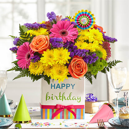 Birthday Brights Bouquet –  Greenbrook Flowers Inc, Jackson MS