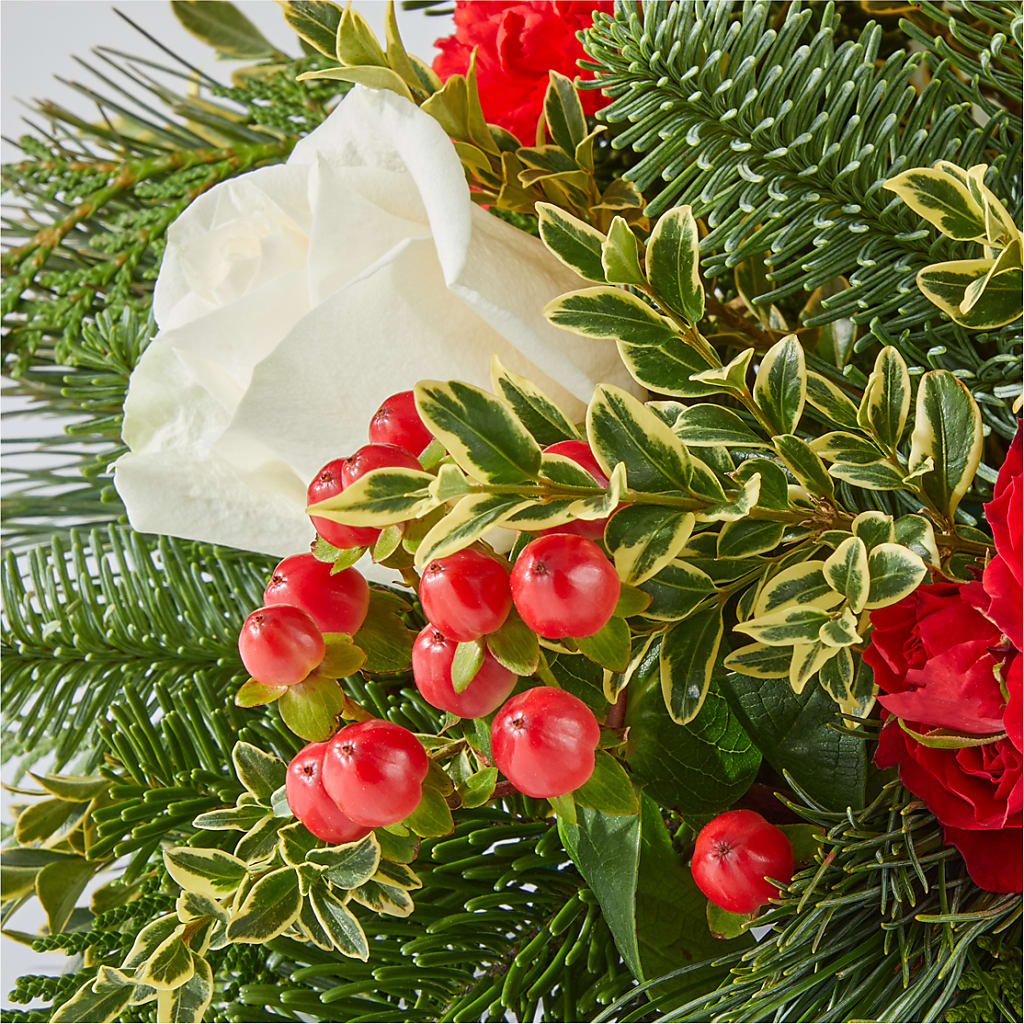 December Dreams Centerpiece –  Greenbrook Flowers Inc, Jackson MS