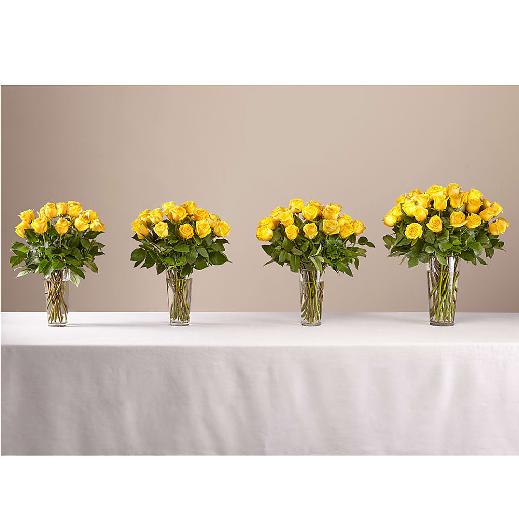 Long Stem Yellow Rose Bouquet –  Greenbrook Flowers Inc, Jackson MS