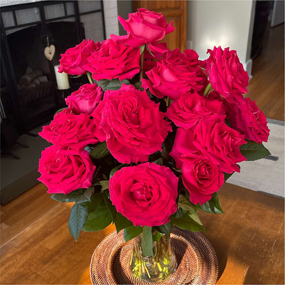 Long Stem Pink Rose Bouquet –  Greenbrook Flowers Inc, Jackson MS