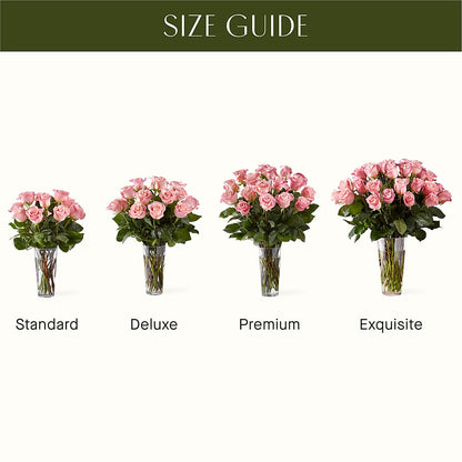 Long Stem Pink Rose Bouquet –  Greenbrook Flowers Inc, Jackson MS