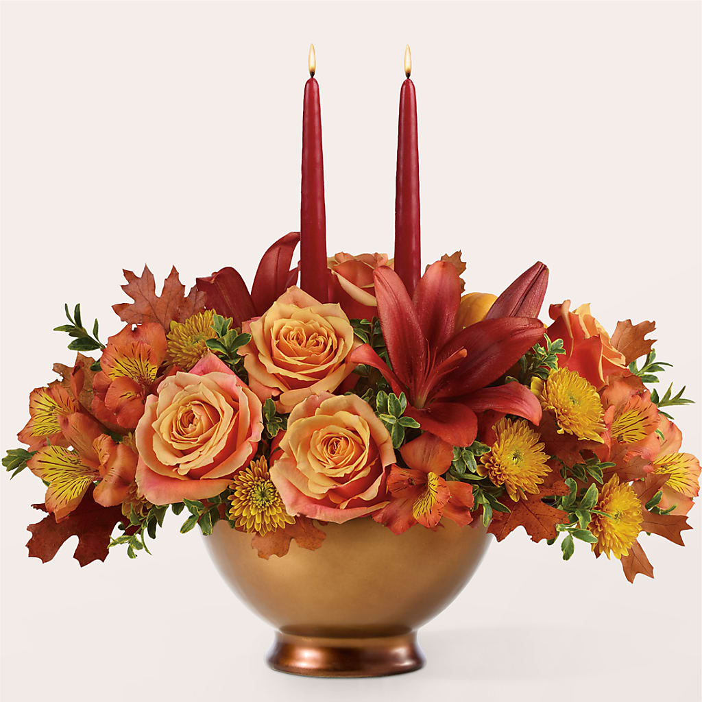 Harvest Table Centerpiece –  Greenbrook Flowers Inc, Jackson MS