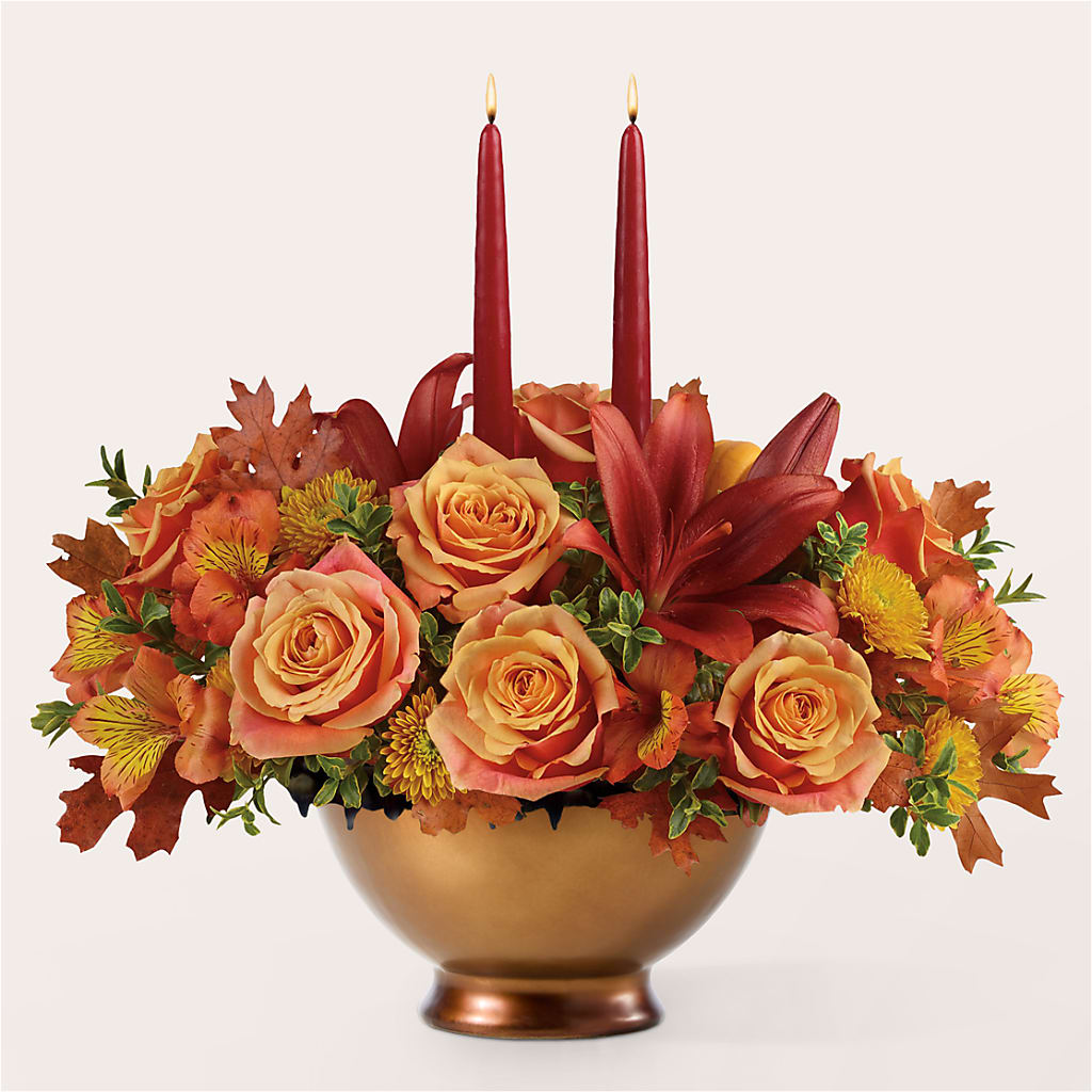 Harvest Table Centerpiece –  Greenbrook Flowers Inc, Jackson MS