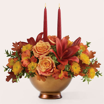 Harvest Table Centerpiece –  Greenbrook Flowers Inc, Jackson MS