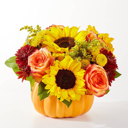 Golden Gourd Pumpkin Bouquet –  Greenbrook Flowers Inc, Jackson MS