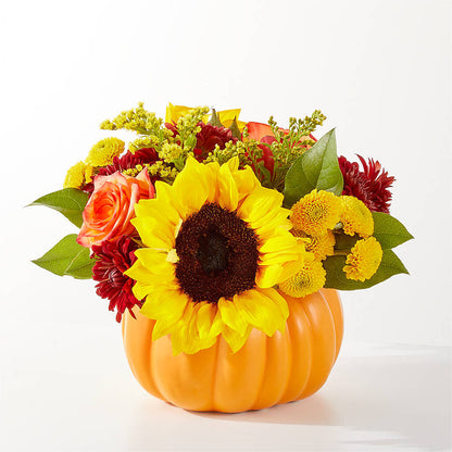 Golden Gourd Pumpkin Bouquet –  Greenbrook Flowers Inc, Jackson MS