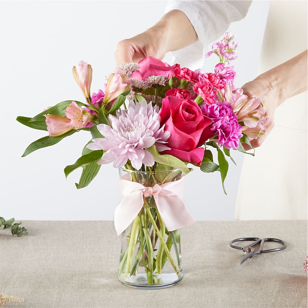 Pink Ribbon - A Florist Original –  Greenbrook Flowers Inc, Jackson MS