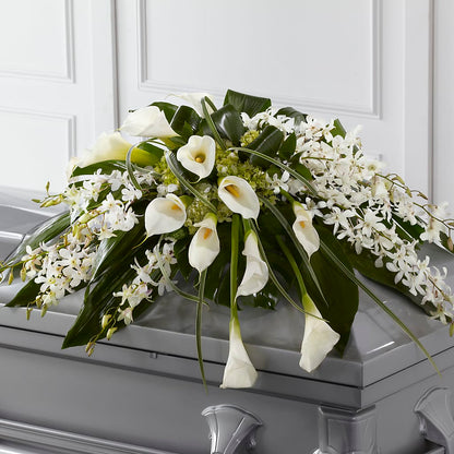 Angel Wings Casket Spray –  Greenbrook Flowers Inc, Jackson MS