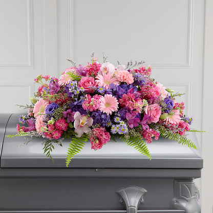 Glorious Garden Casket Spray –  Greenbrook Flowers Inc, Jackson MS