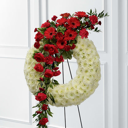 Graceful Tribute Wreath –  Greenbrook Flowers Inc, Jackson MS