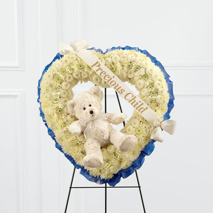 Precious Child Standing Heart –  Greenbrook Flowers Inc, Jackson MS