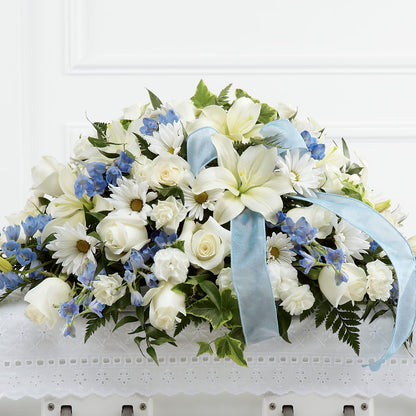 Tender Treasure Casket Spray –  Greenbrook Flowers Inc, Jackson MS