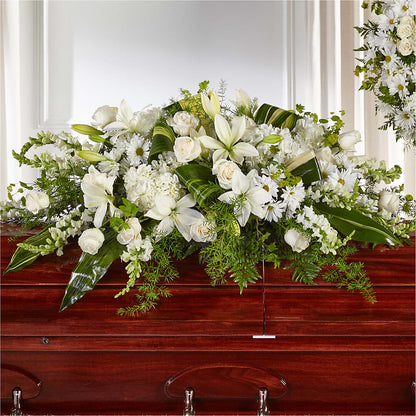 Abundance Casket Spray –  Greenbrook Flowers Inc, Jackson MS