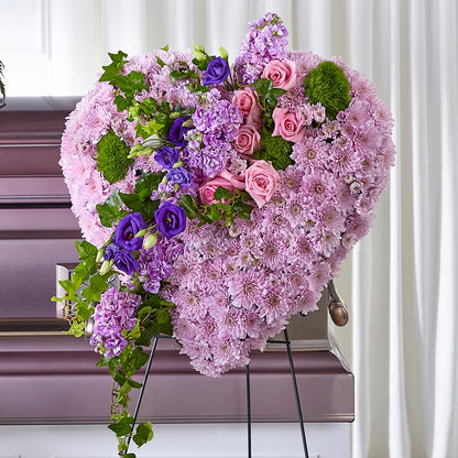 Treasured Love Standing Heart –  Greenbrook Flowers Inc, Jackson MS