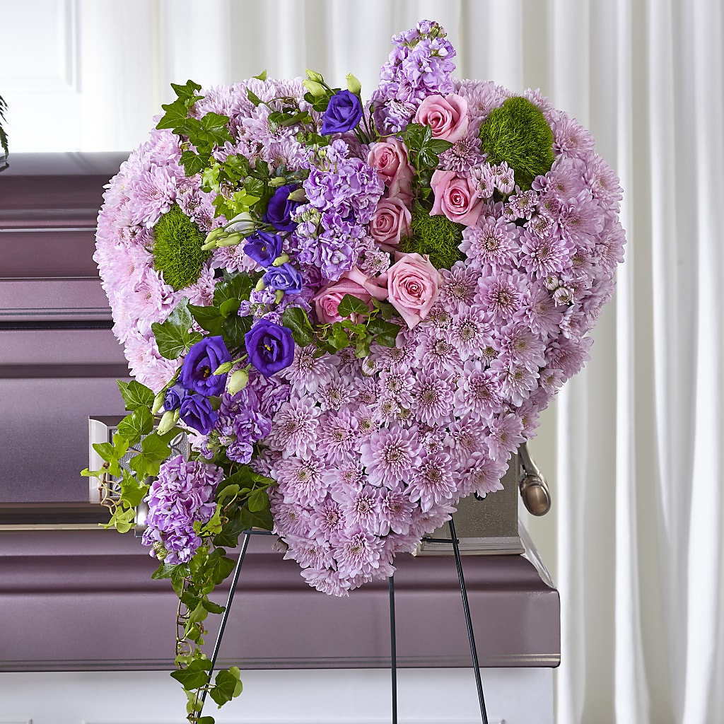 Treasured Love Standing Heart –  Greenbrook Flowers Inc, Jackson MS