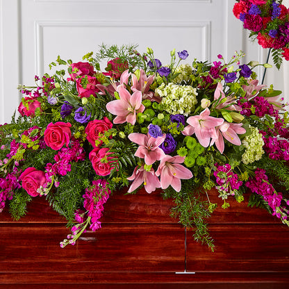 Radiant Tribute Casket Spray –  Greenbrook Flowers Inc, Jackson MS