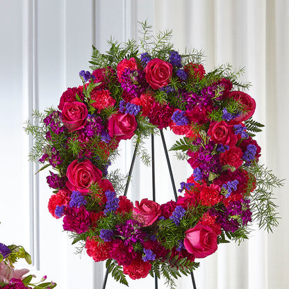 Calming Colors Wreath –  Greenbrook Flowers Inc, Jackson MS