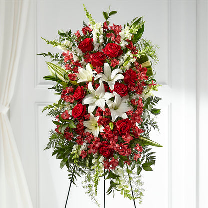 Everlasting Memory Standing Spray –  Greenbrook Flowers Inc, Jackson MS