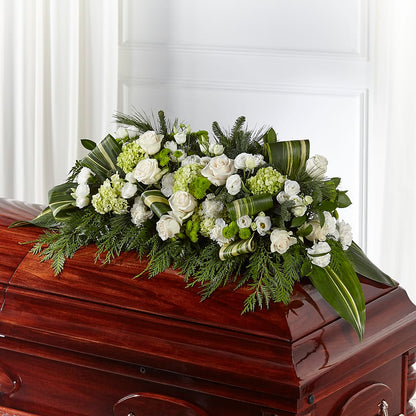Hopeful Gesture Casket Spray –  Greenbrook Flowers Inc, Jackson MS