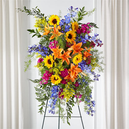 Sunlit Memories Standing Spray (Standard) –  Greenbrook Flowers Inc, Jackson MS
