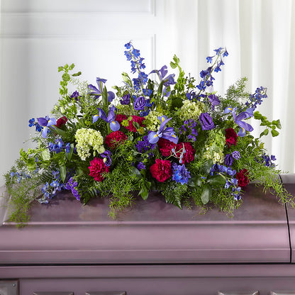 Always Treasured Casket Spray –  Greenbrook Flowers Inc, Jackson MS