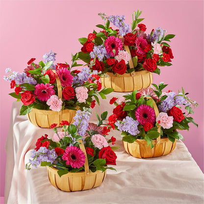 Pink Picnic Basket –  Greenbrook Flowers Inc, Jackson MS