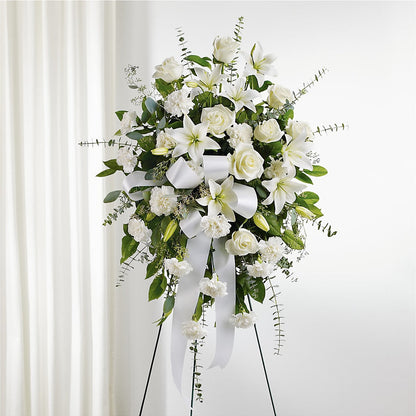 With Care Standing Spray –  Greenbrook Flowers Inc, Jackson MS