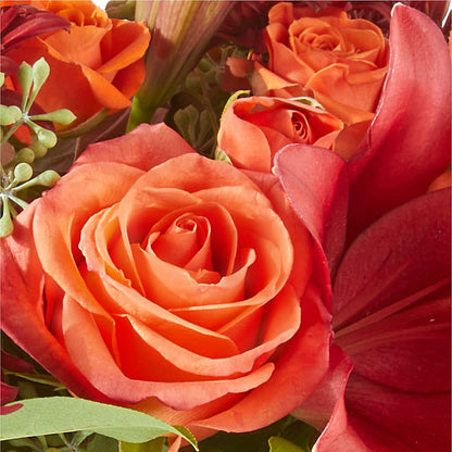 Crimson Leaves Bouquet –  Greenbrook Flowers Inc, Jackson MS