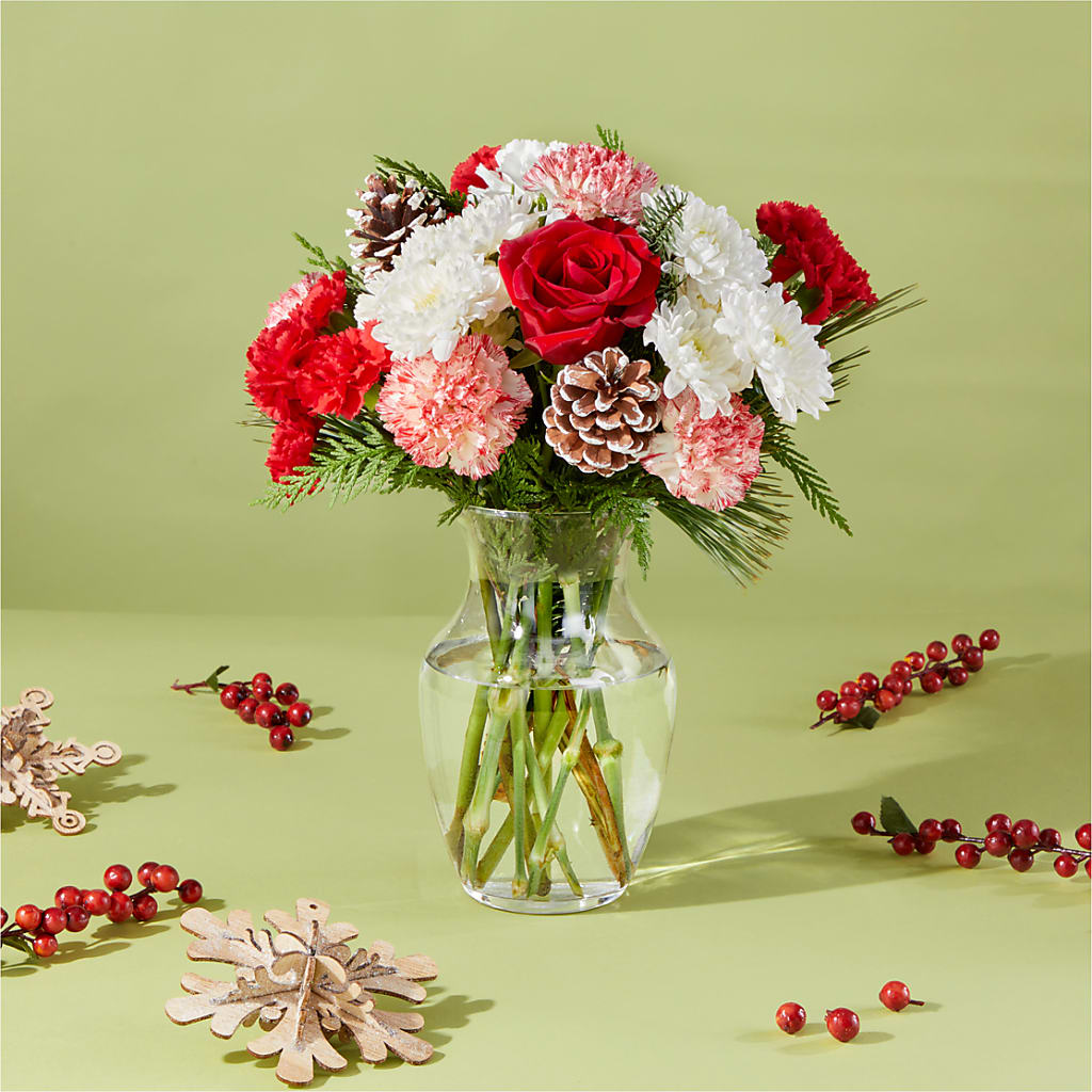 Candy Cane Lane Bouquet –  Greenbrook Flowers Inc, Jackson MS