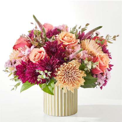 Berry Cobbler Bouquet with Ivory Vase –  Greenbrook Flowers Inc, Jackson MS