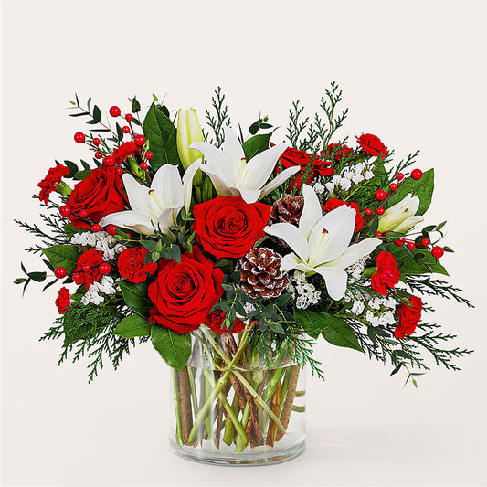 Best in Snow Bouquet –  Greenbrook Flowers Inc, Jackson MS